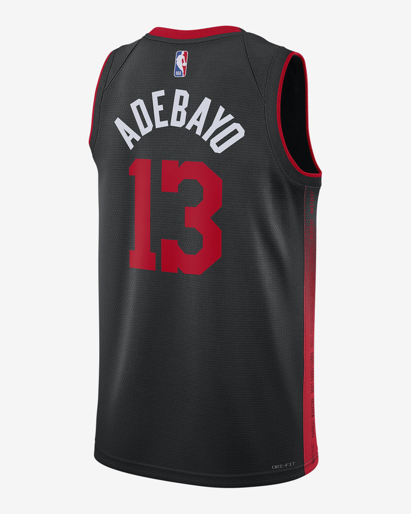 Nike Bam Adebayo Miami Heat City Edition 2023/24 Nike Men's Dri-FIT NBA Swingman Jersey outlook