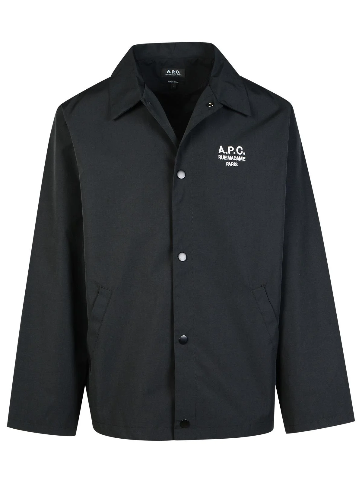 A.P.C. 'Regis' Black Cotton Blend Shirt Men - 1