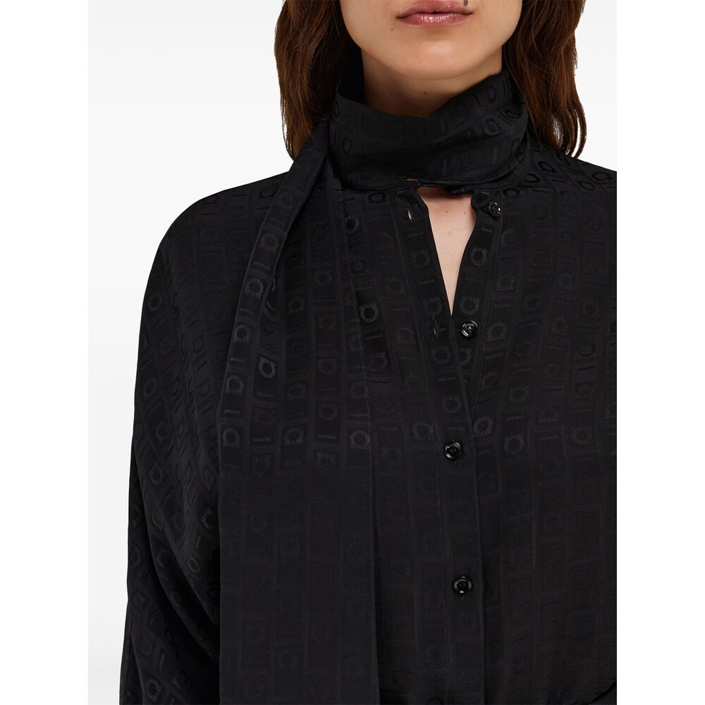 Ferragamo Black Tops - Blouses Women - 2