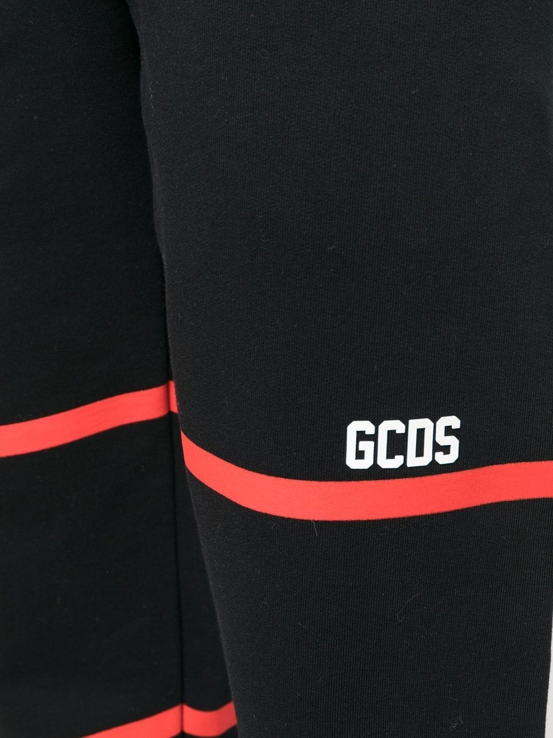 striped cotton track pants 5