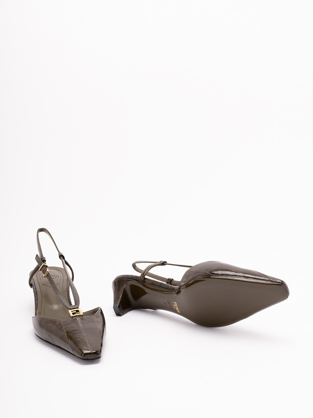 `Fendi FFold` Slingbacks - 4