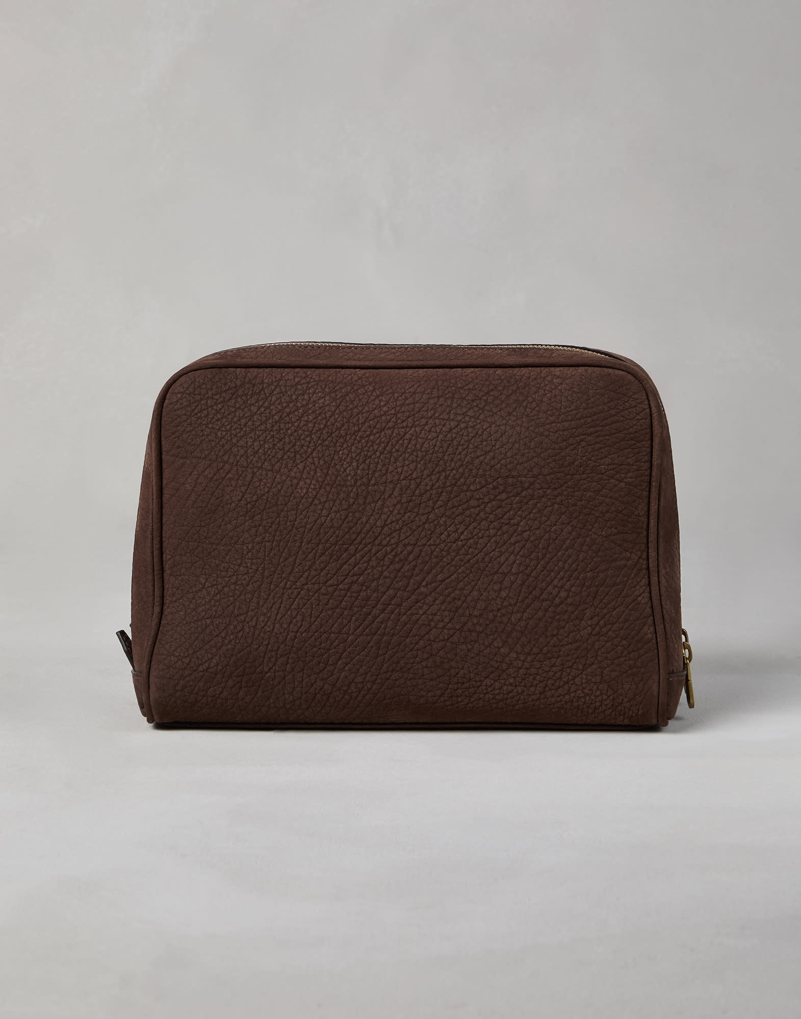 Nubuck beauty case with double zipper - 2