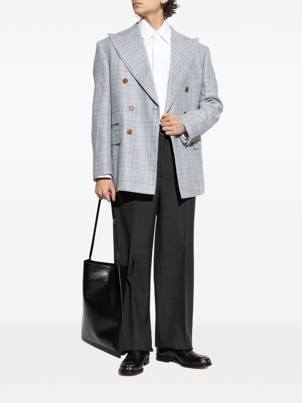 Niesen double-breasted checked blazer - 2