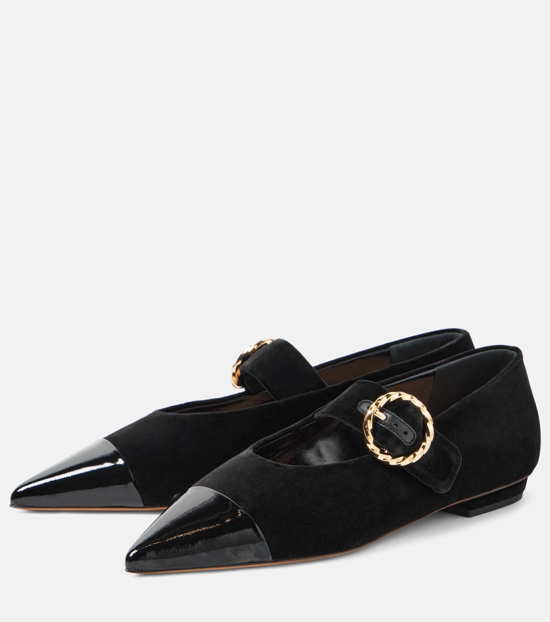 Kiki suede Mary Jane shoes - 4