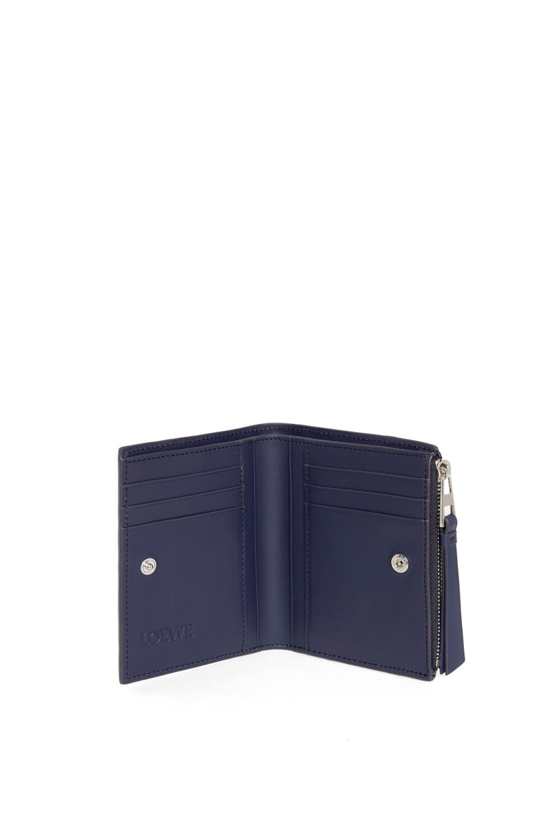 Loewe Puzzle slim compact wallet in classic calfskin outlook