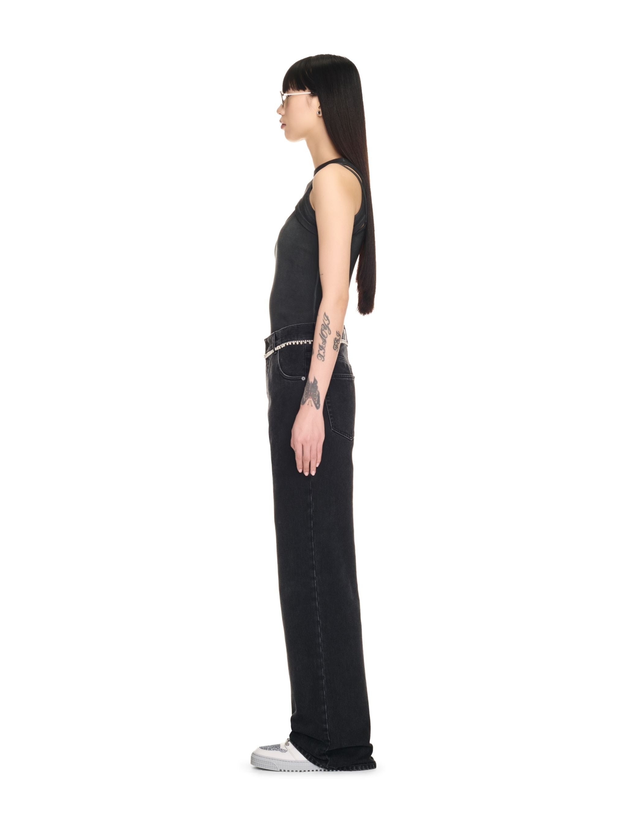 Off Stamp Rib Cut Out Top - 3