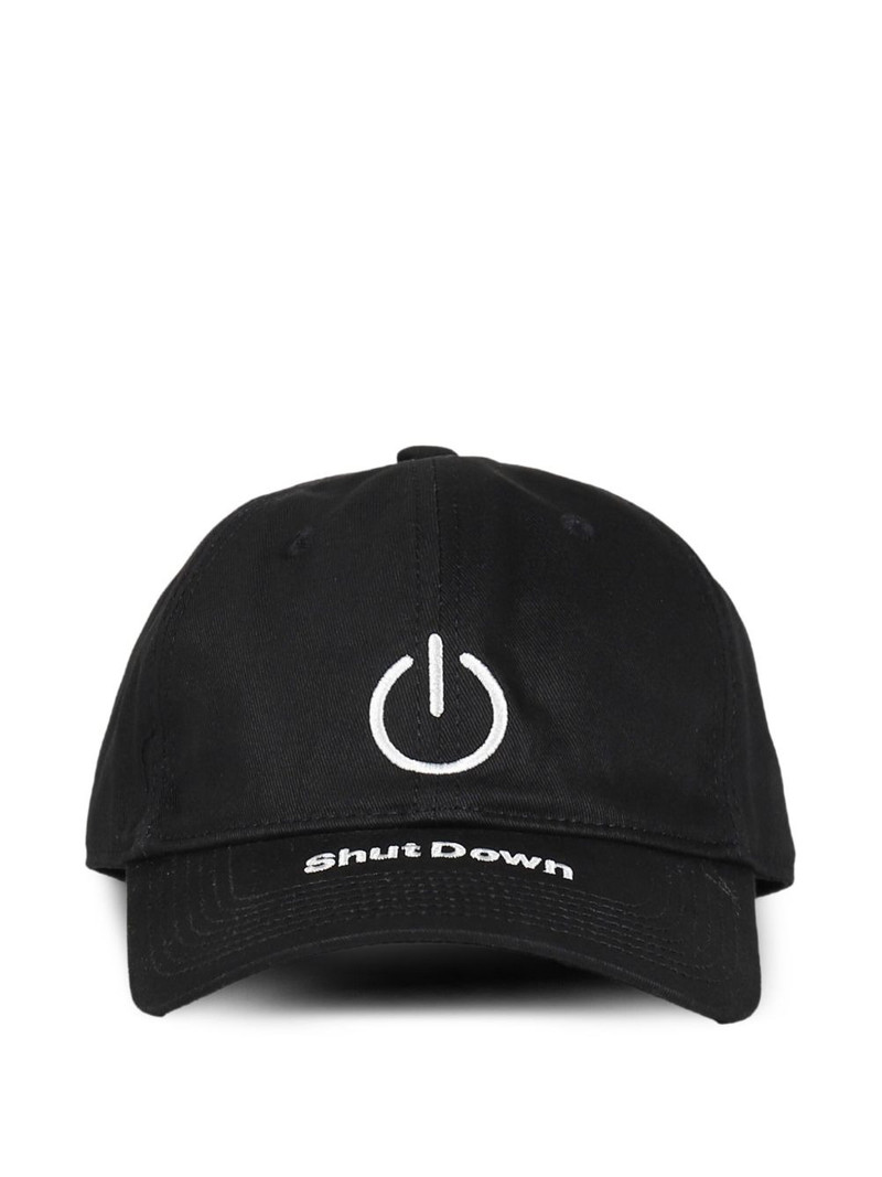 logo-embroidered baseball cap 1