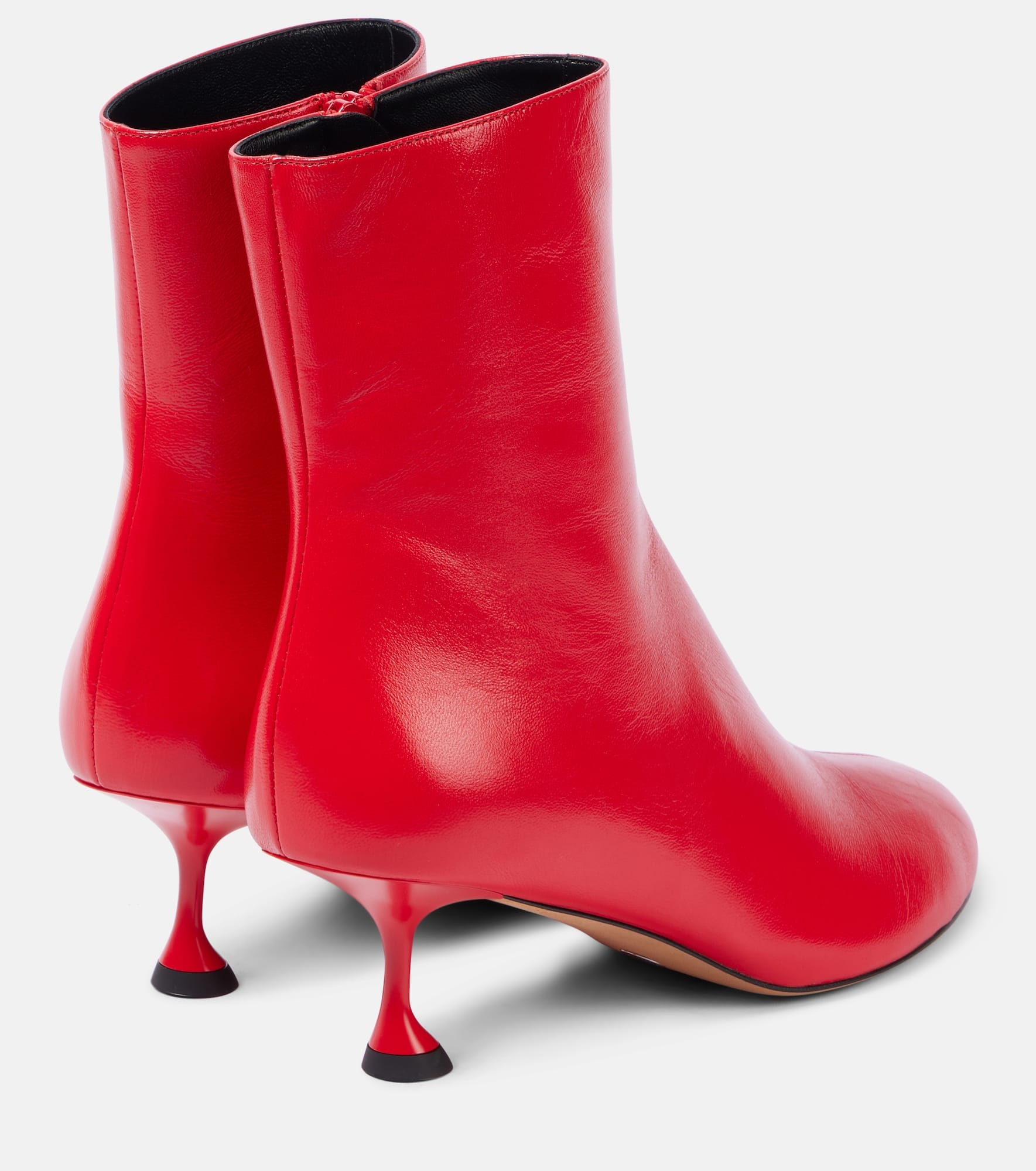Tee leather ankle boots - 2