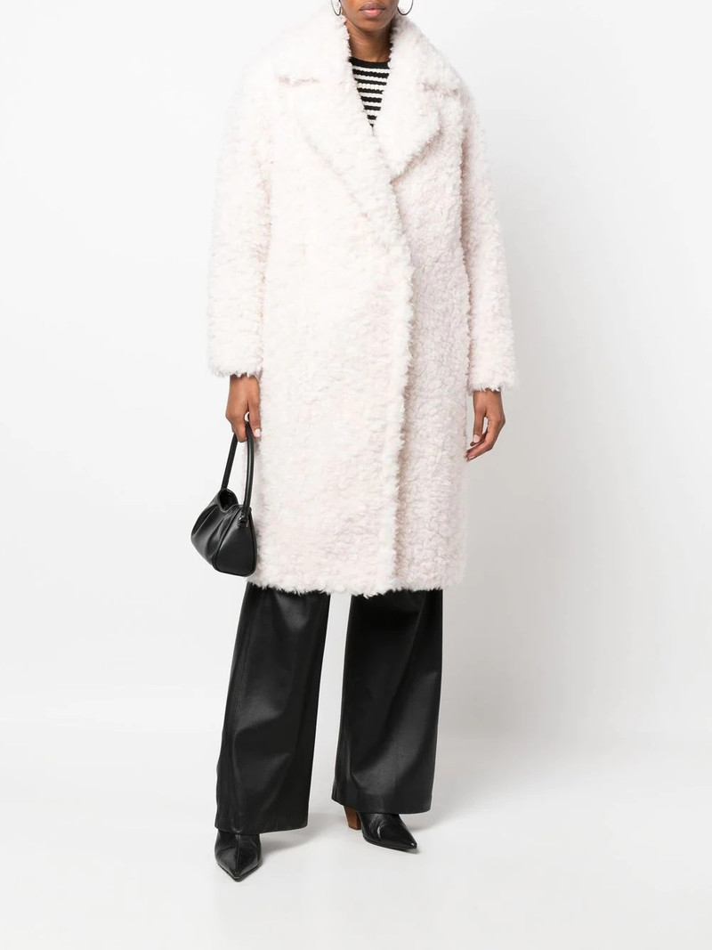 Yves Salomon woven wool maxi coat outlook