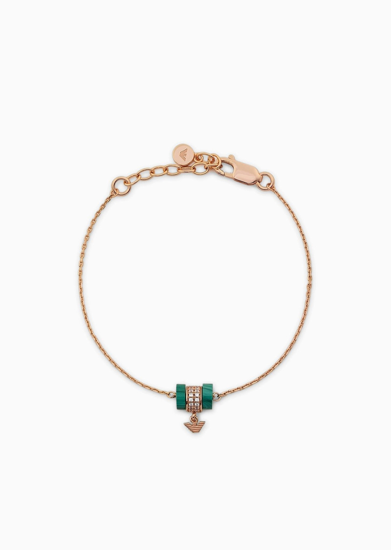 Green Malachite Components Bracelet 1