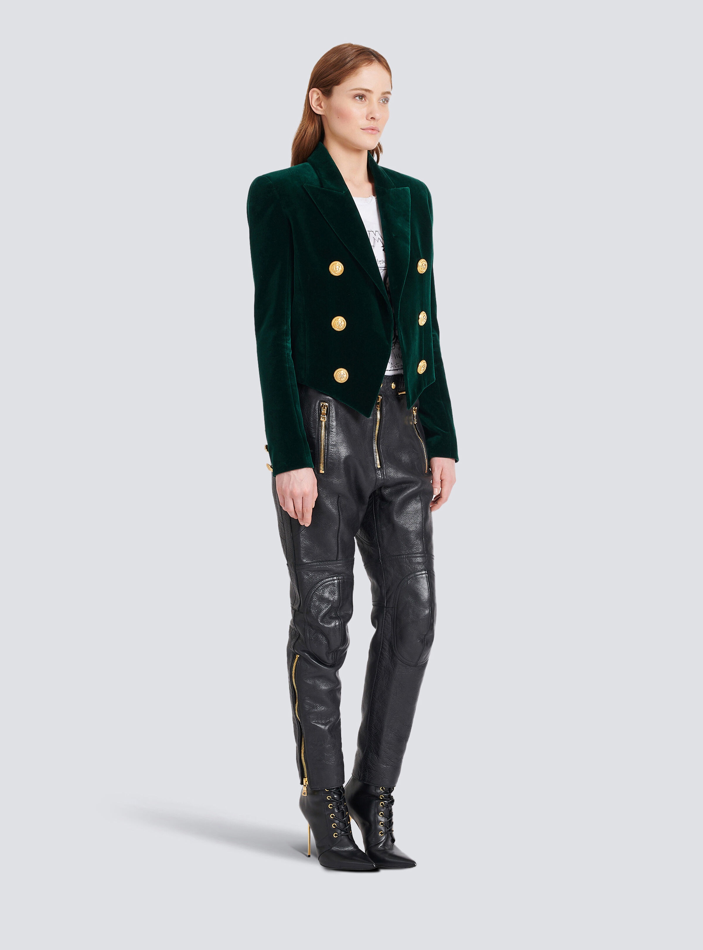 Velvet spencer jacket - 5