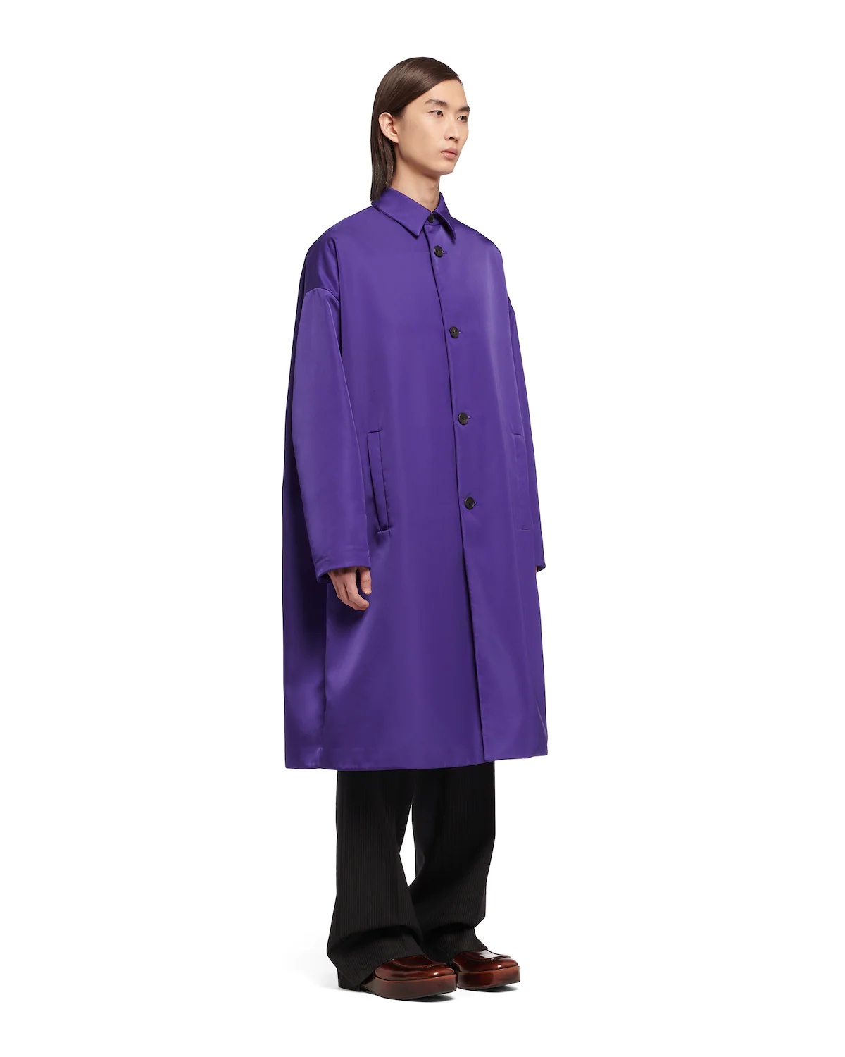 Re-Nylon raincoat - 3