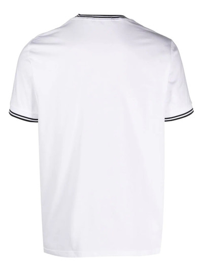 Fred Perry embroidered-logo short-sleeved T-shirt outlook