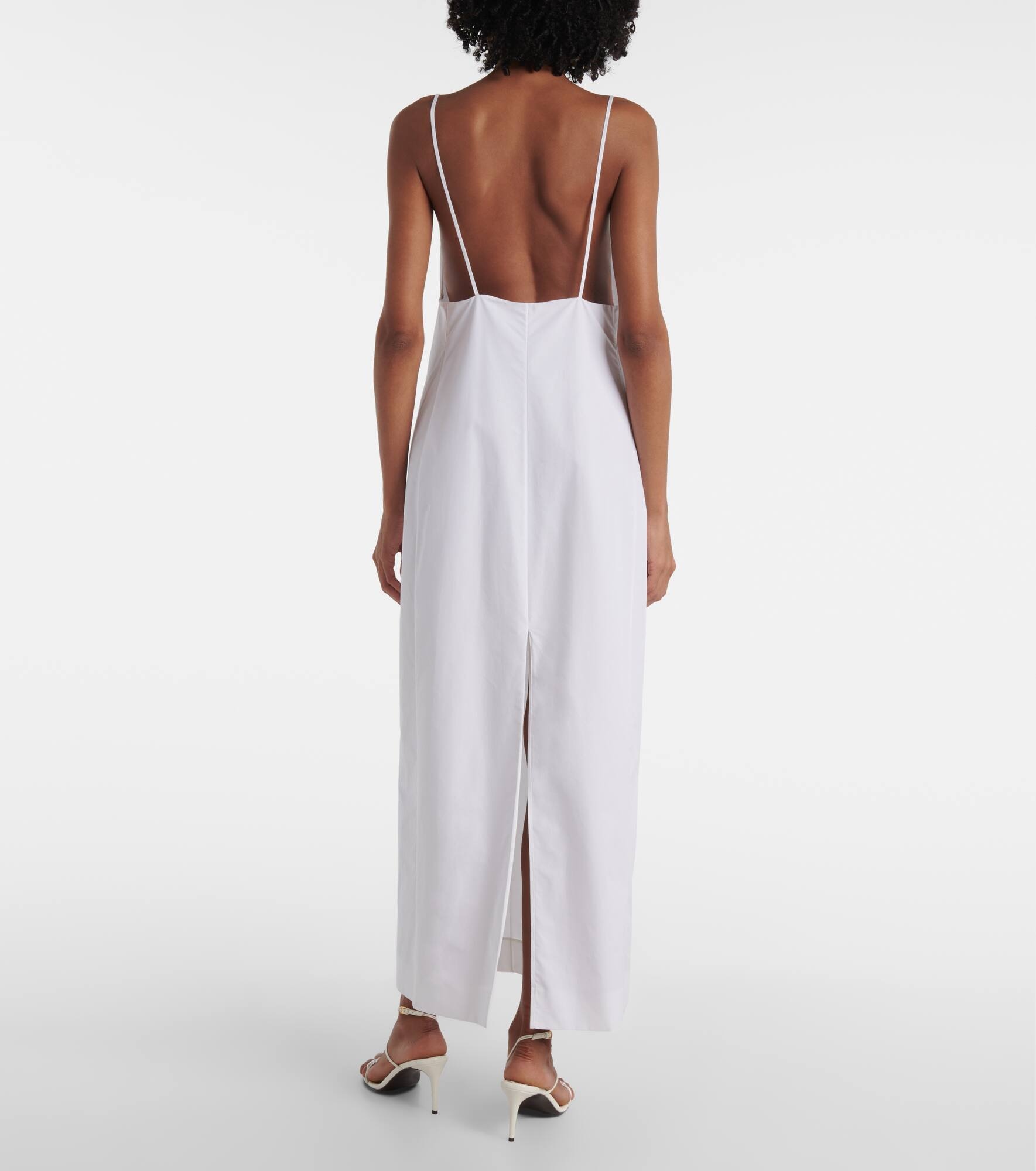 Tulula silk poplin slip dress - 3