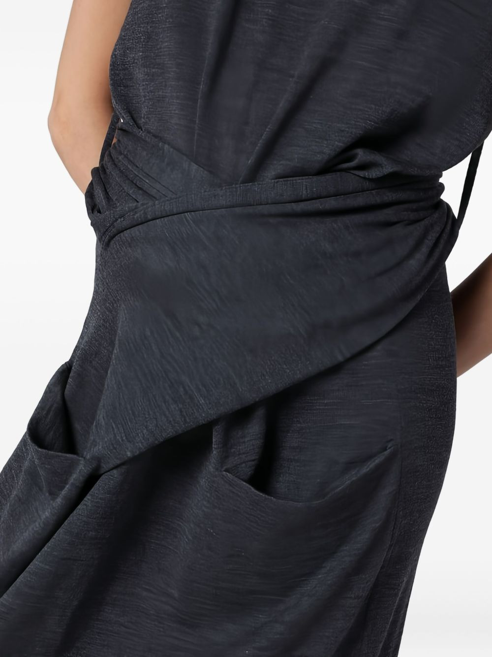 wrap-effect dress - 4