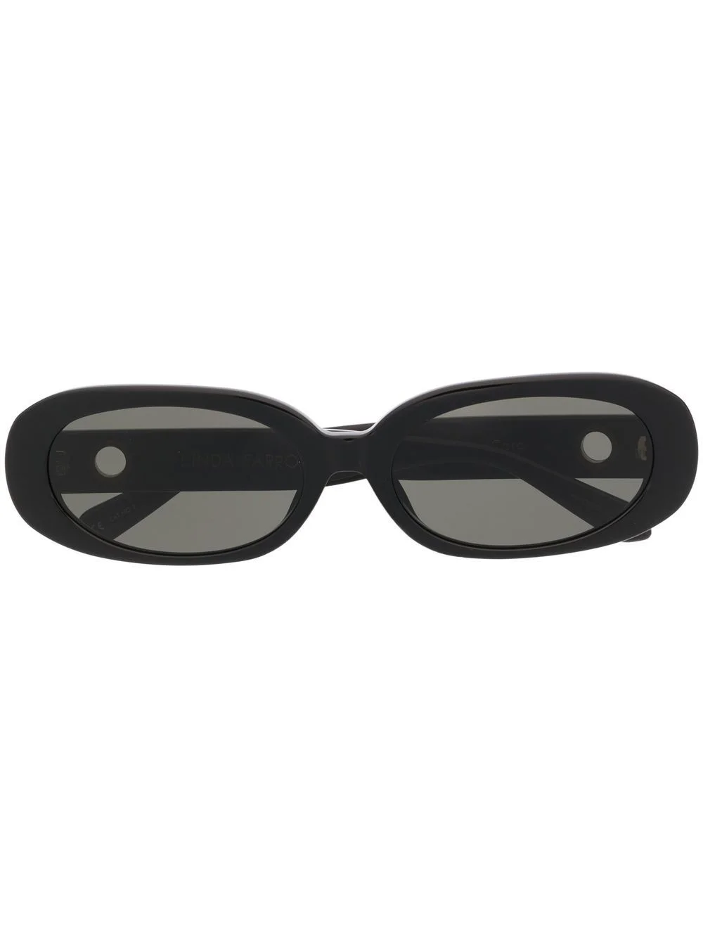 Cara oval-frame sunglasses - 1