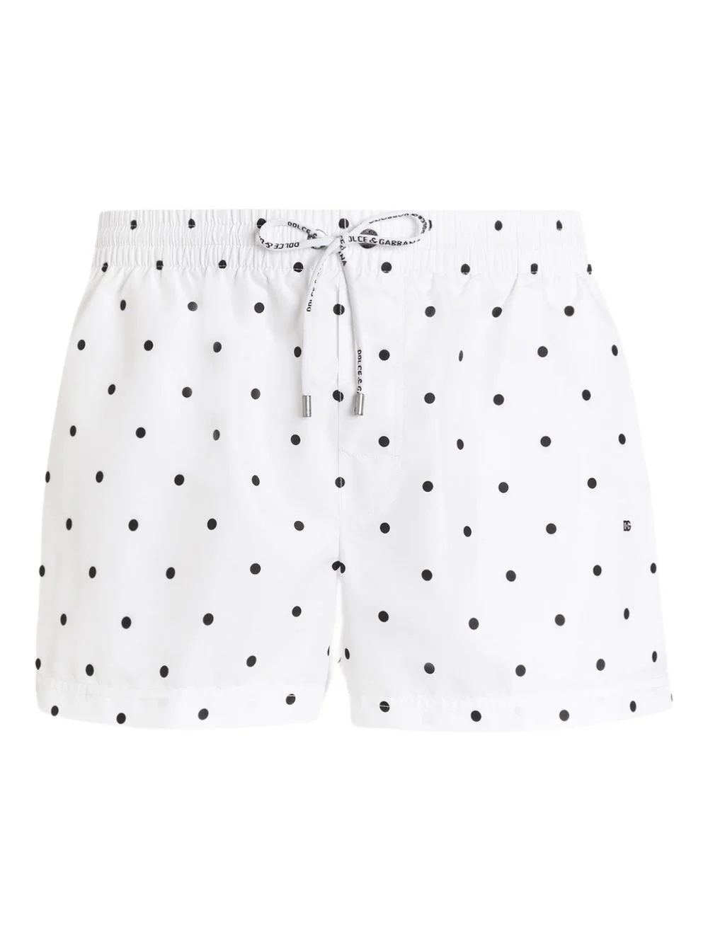 polka dot swim shorts - 1