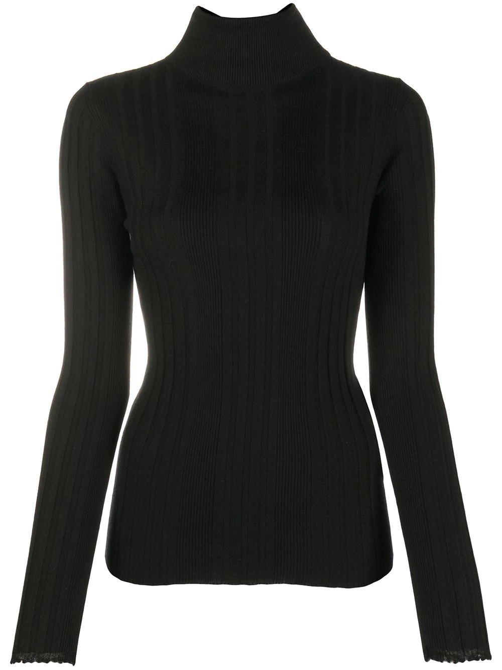 turtleneck knit top - 1