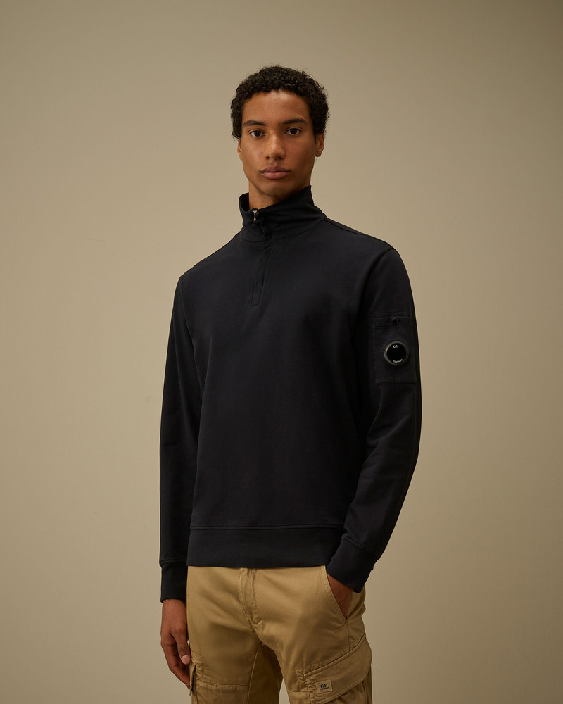 Light Fleece Half Zip Lens Sweatshirt 3