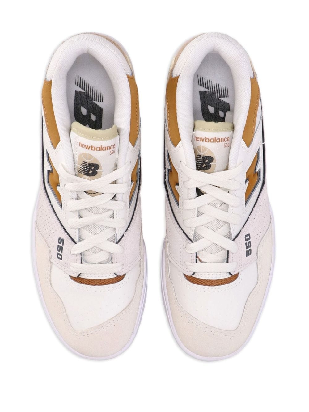550 leather sneakers - 4