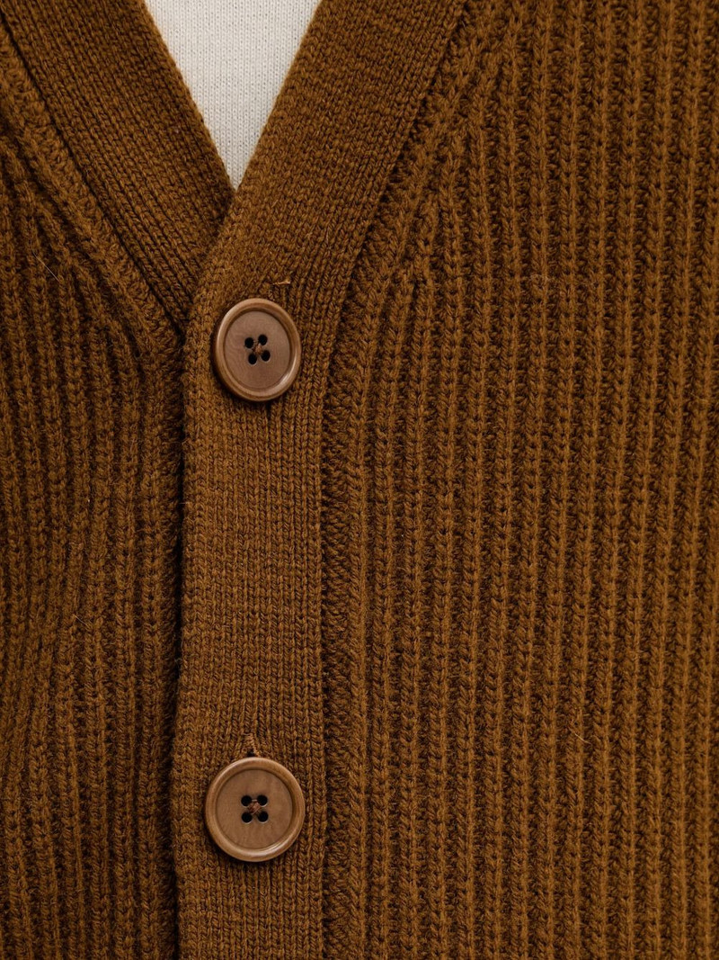 button V-neck cardigan 5