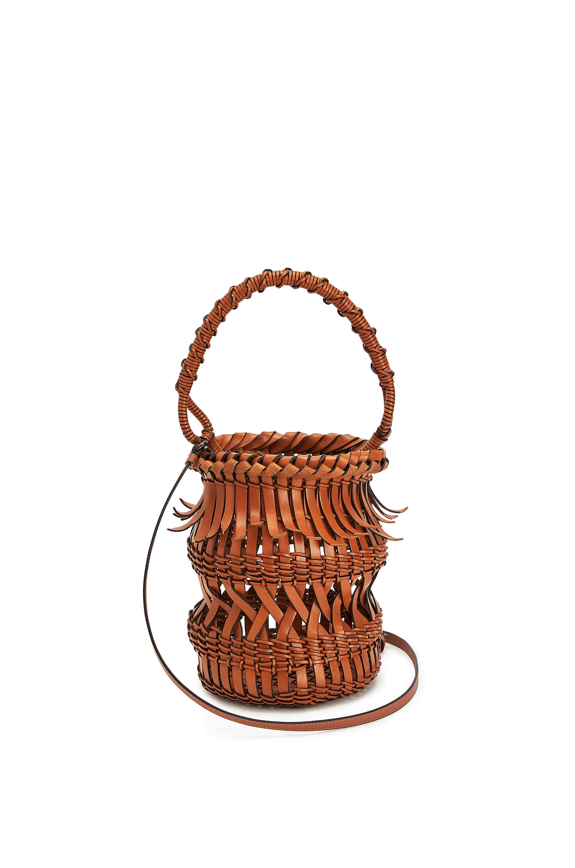 Fringes Bucket bag in calfskin - 3