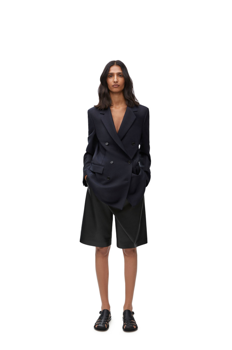 Loewe Double breasted jacket in mohair and wool outlook