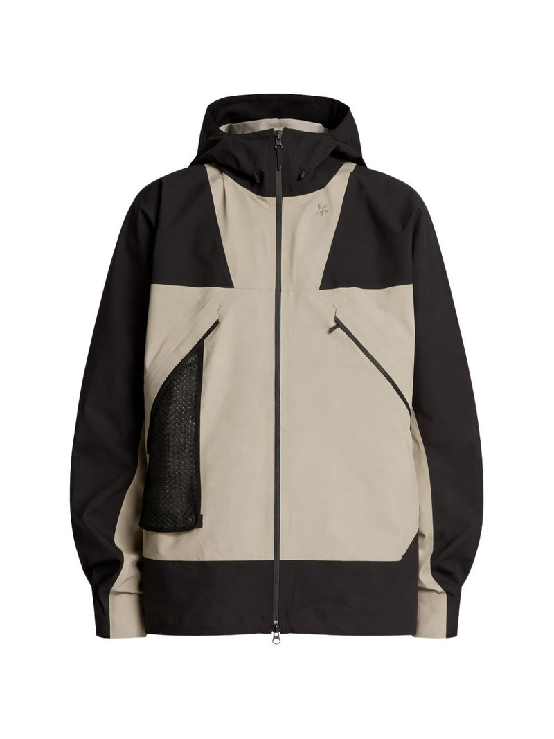colour-block panelled jacket 1