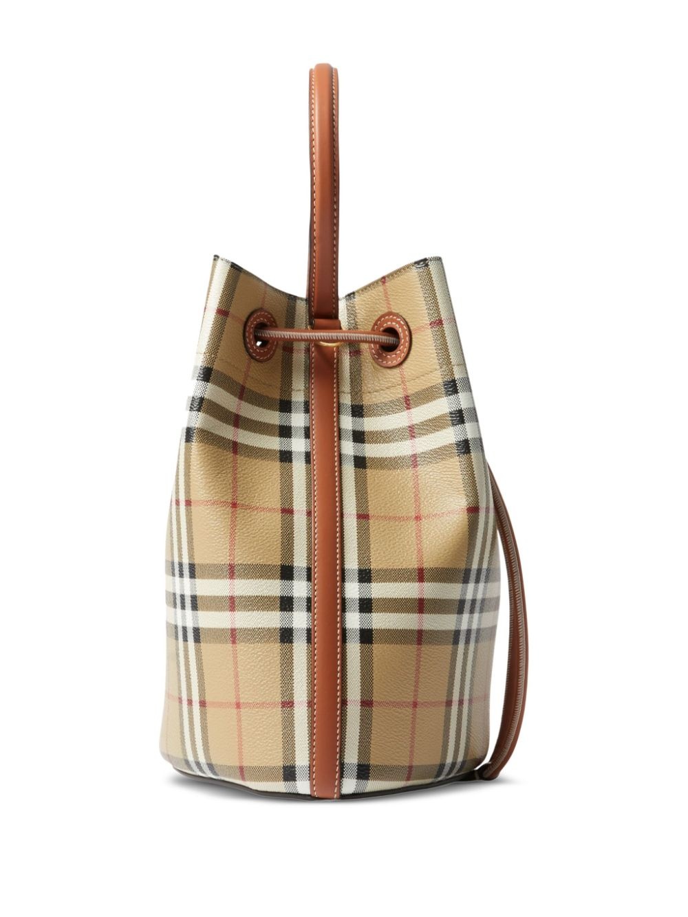 small TB Vintage Check bucket bag - 4