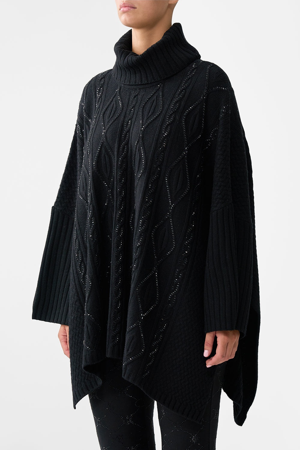 ROLL NECK KNIT JUMPER - 5