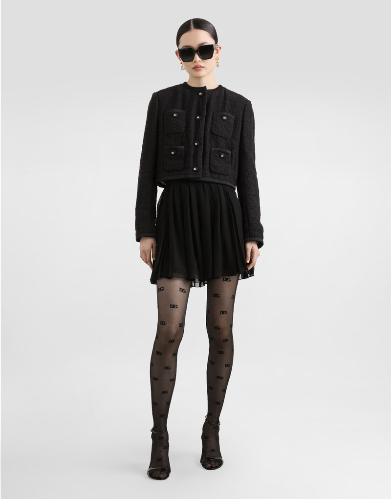 Dolce & Gabbana Pleated chiffon skirt outlook