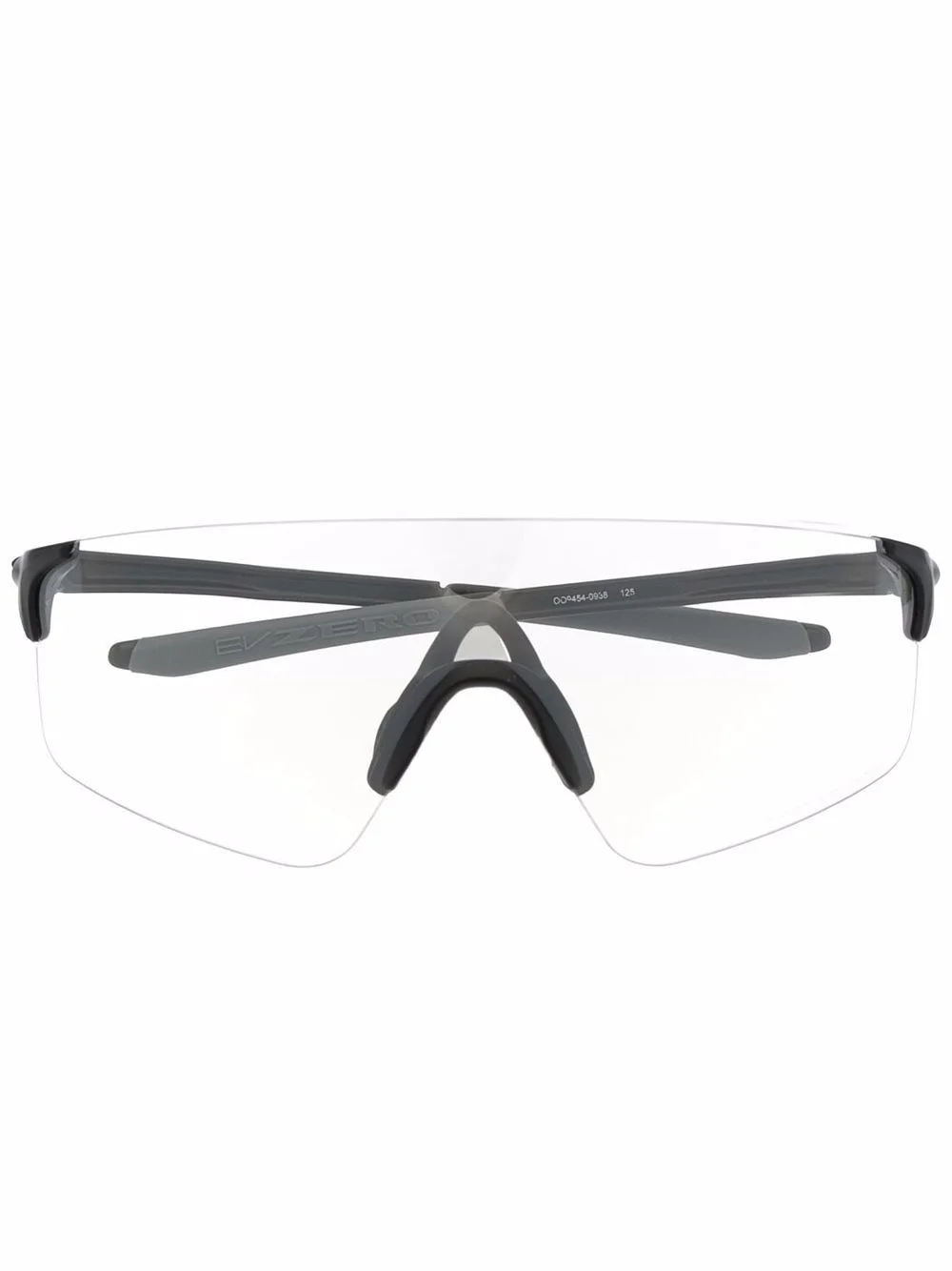 square-frame clear-lens sunglasses - 1