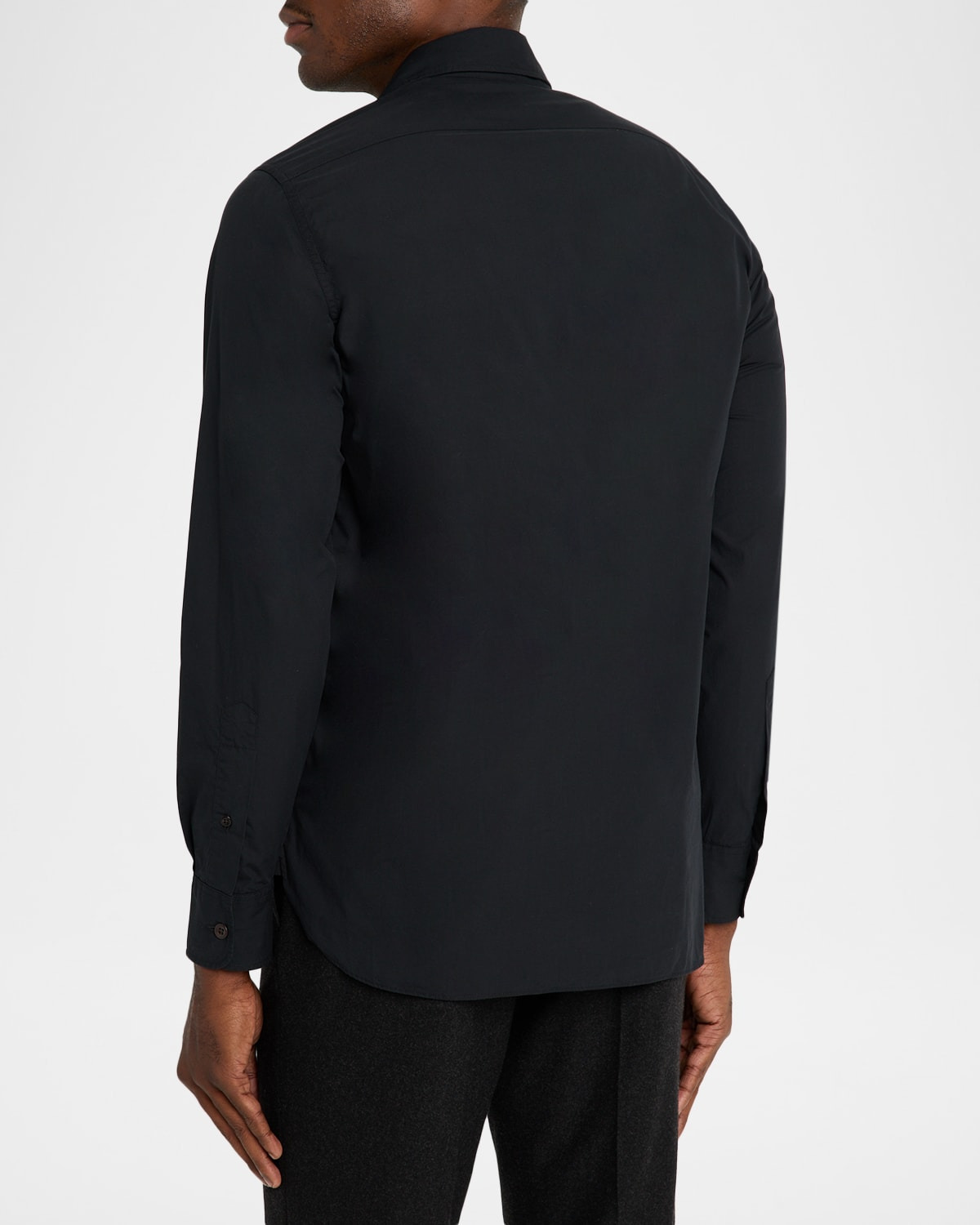 Men's Sueded Cotton Poplin Button-Down Shirt - 3