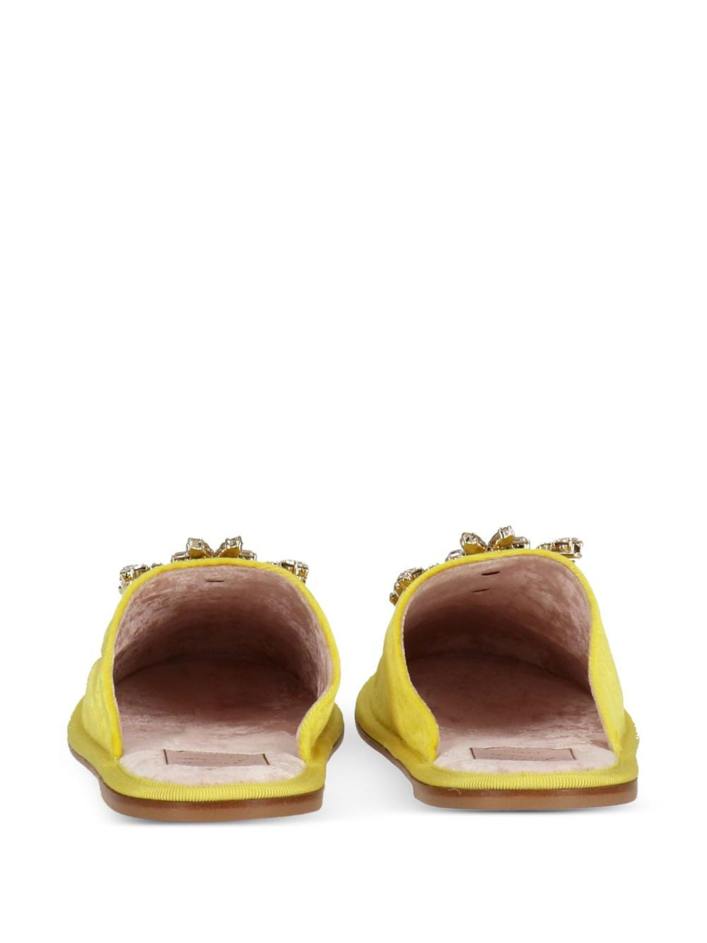 embellished-buckle mules - 3