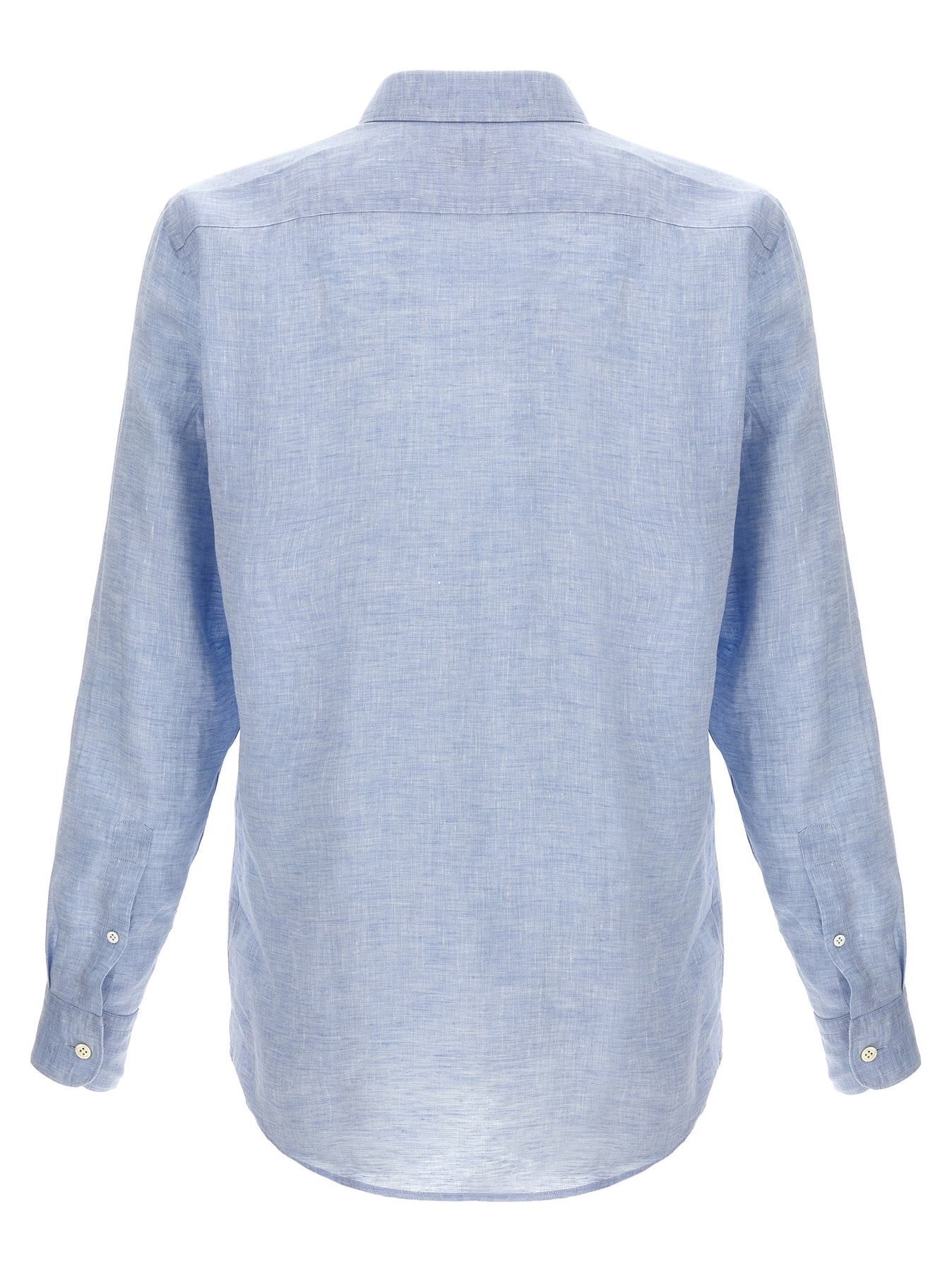 Linen Shirt Shirt, Blouse Light Blue - 2
