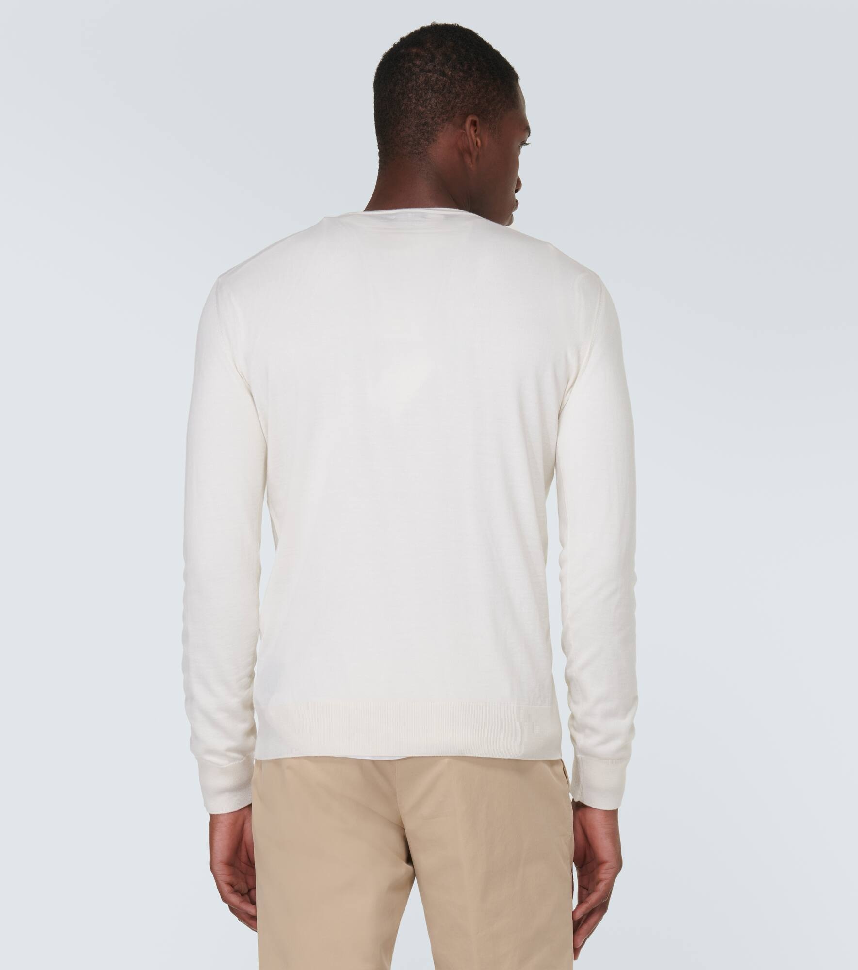 Cashmere and silk sweater - 4