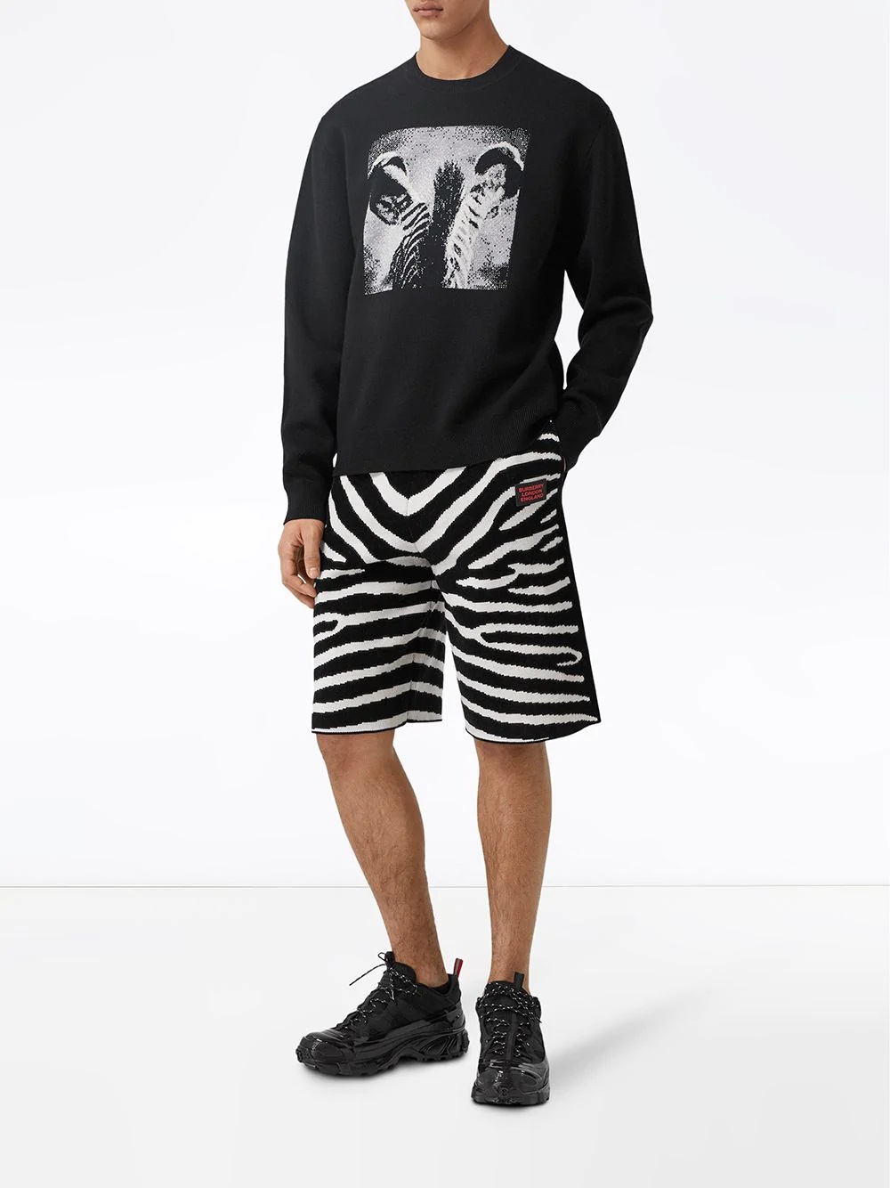 Zebra jacquard jumper - 2