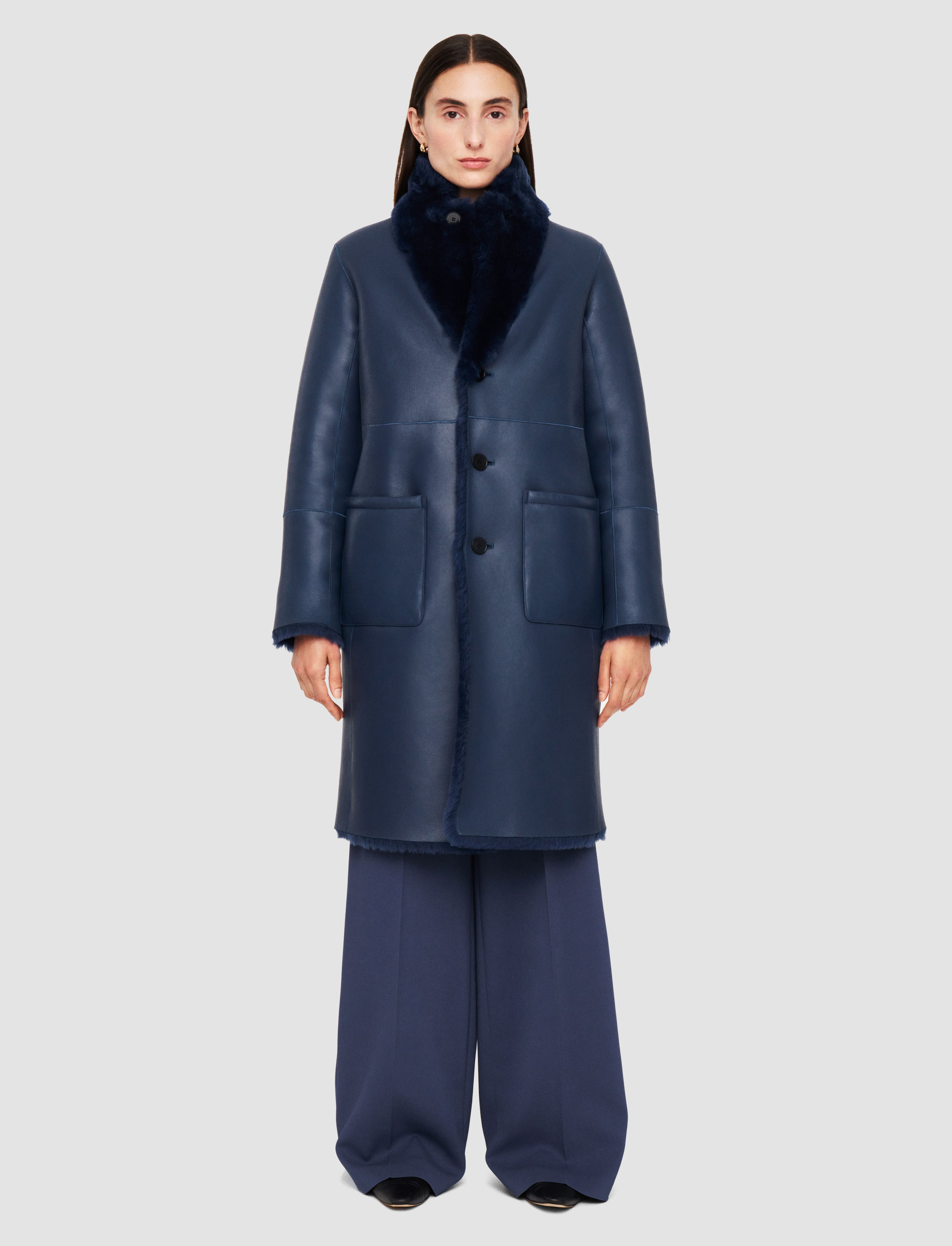 Britanny Reversible Shearling Coat - 2