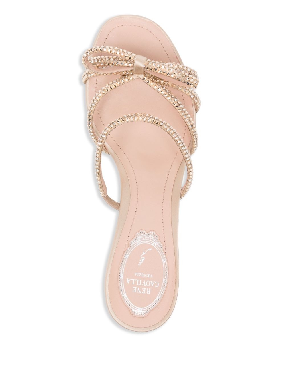 crystal-embellished 70mm sandals - 4