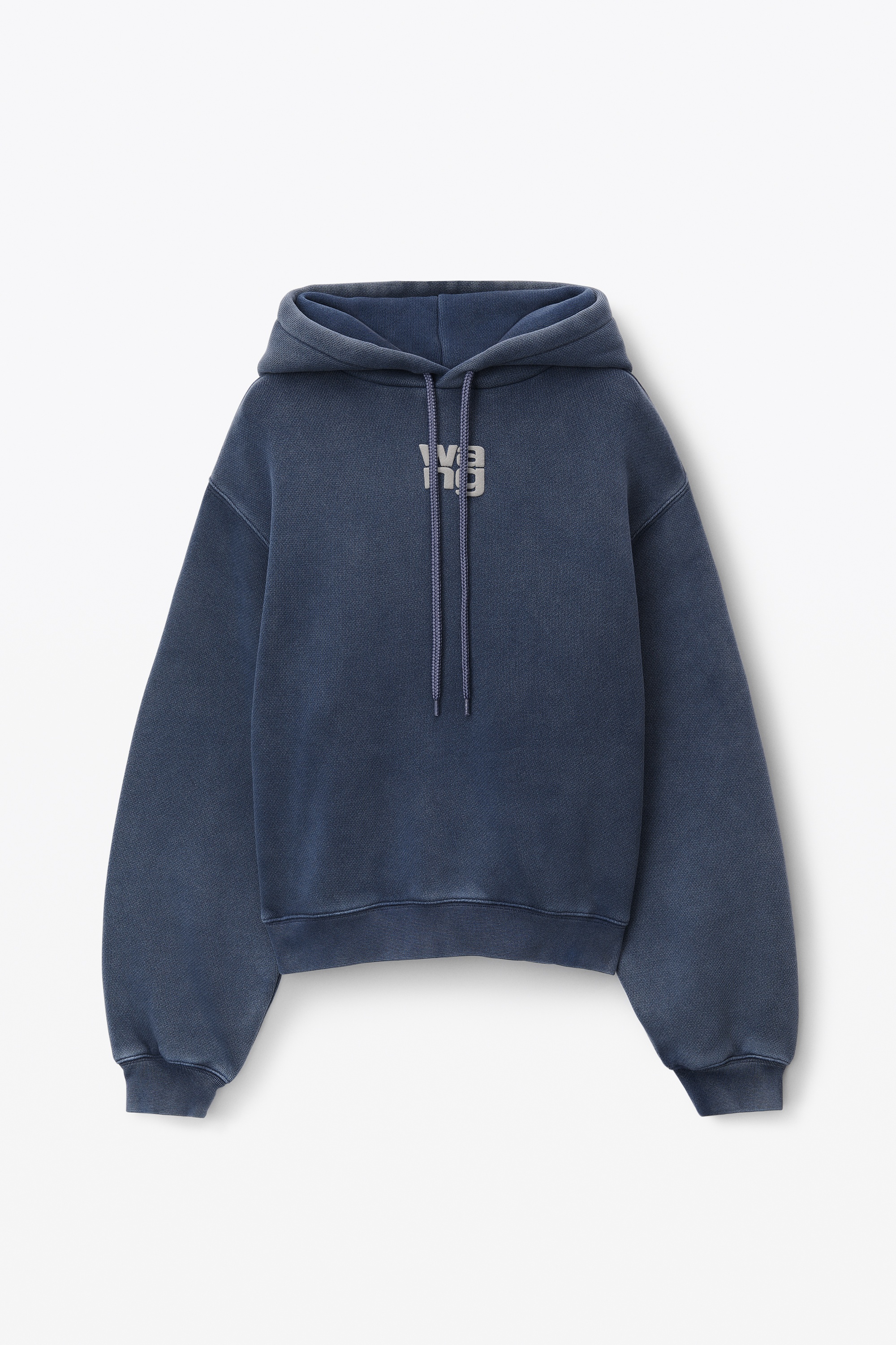 puff logo hoodie in terry - 1