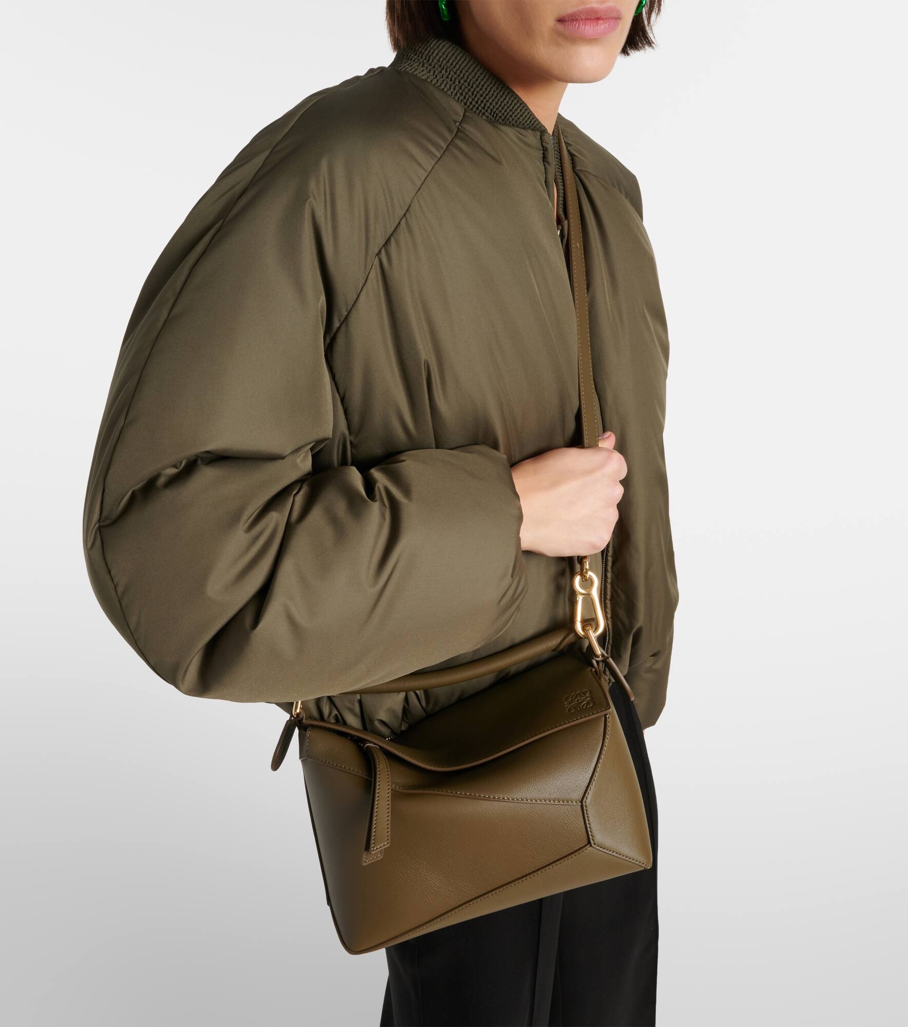 Puzzle Small leather shoulder bag - 7