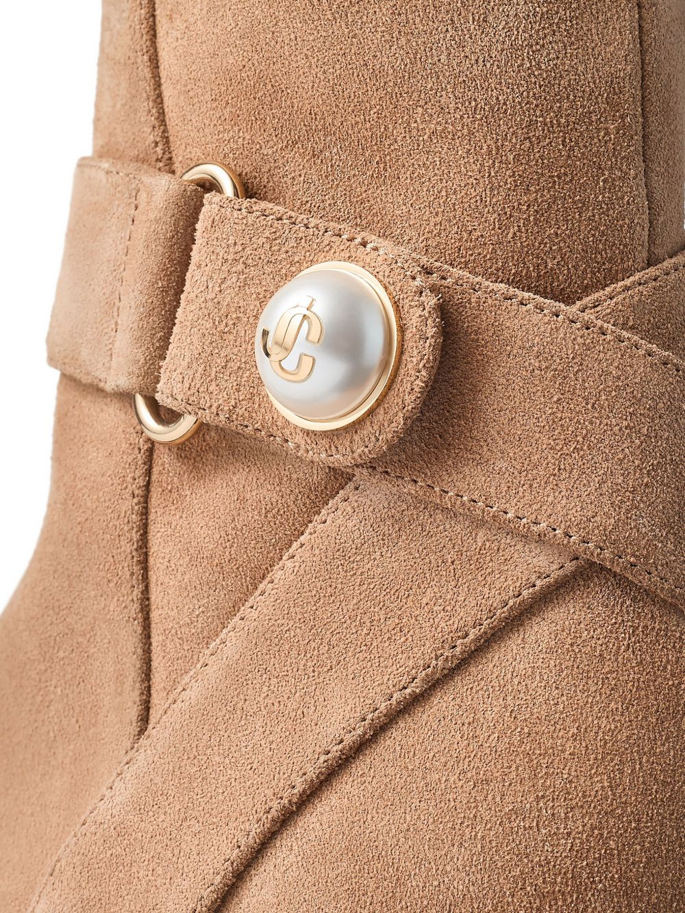 50mm Noor embellished buckle boots - 4