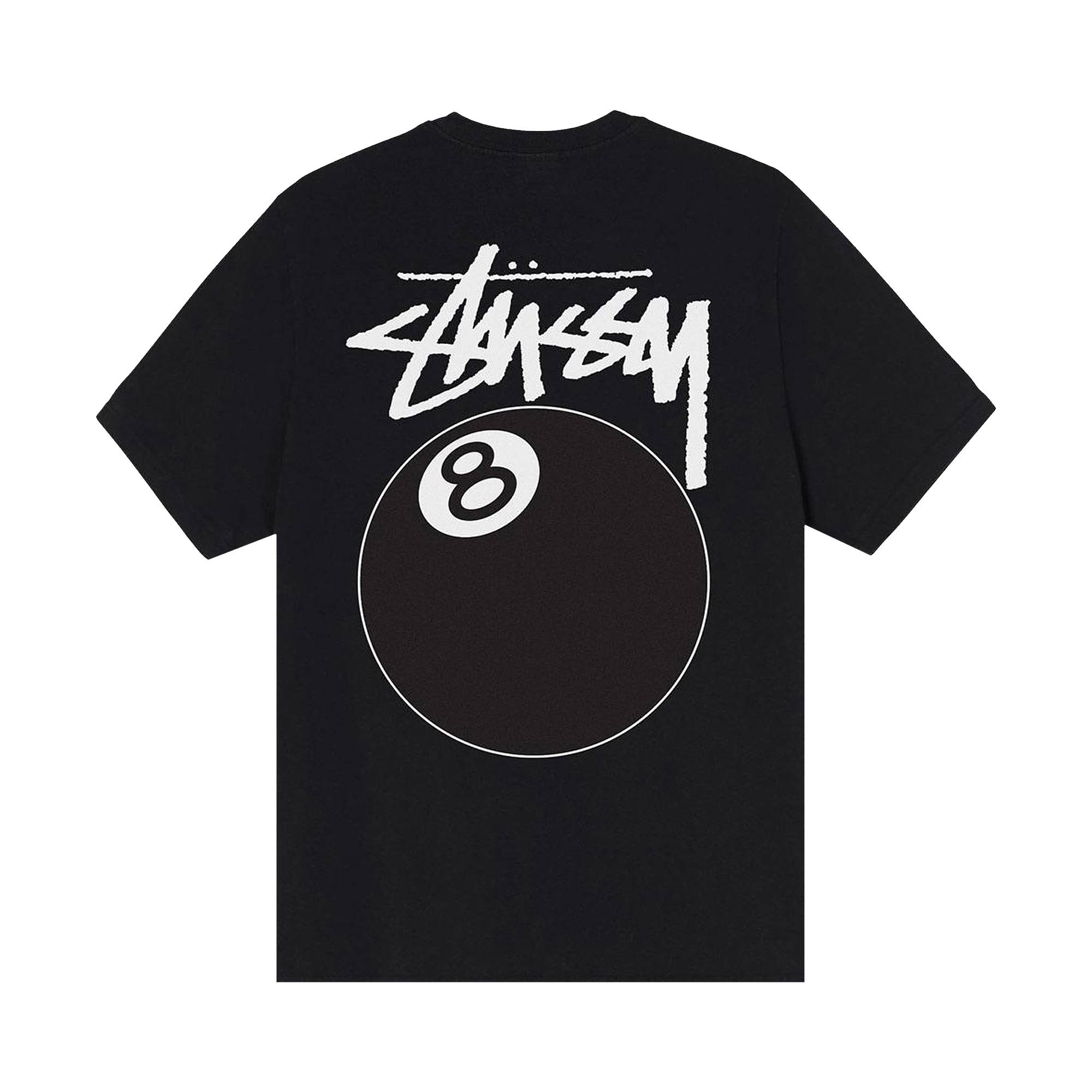 Stussy 8 Ball Pigment Dyed Tee 'Black' - 2