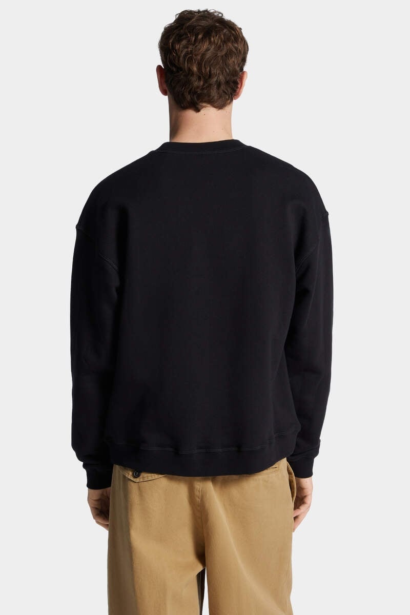 RELAX FIT TACTILE LOGO CREWNECK - 4