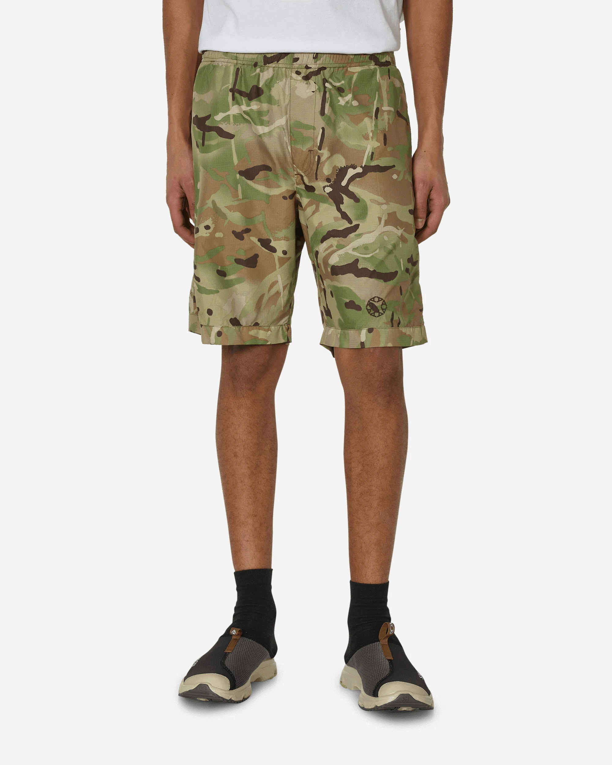 Camo Logo Shorts Camouflage - 1