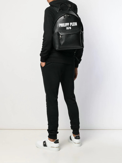 PHILIPP PLEIN logo print backpack outlook