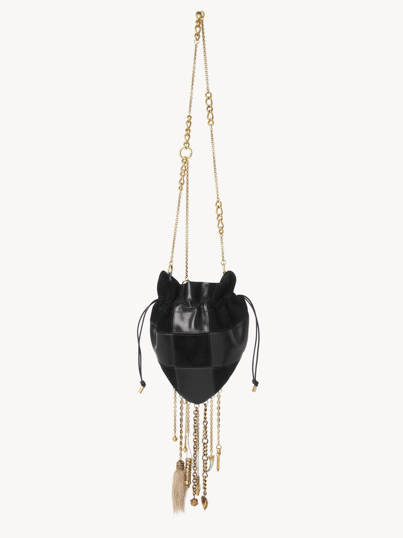 CHÂTEAU TREASURES CROSSBODY BAG IN GRAINED & SUEDE LEATHER 5