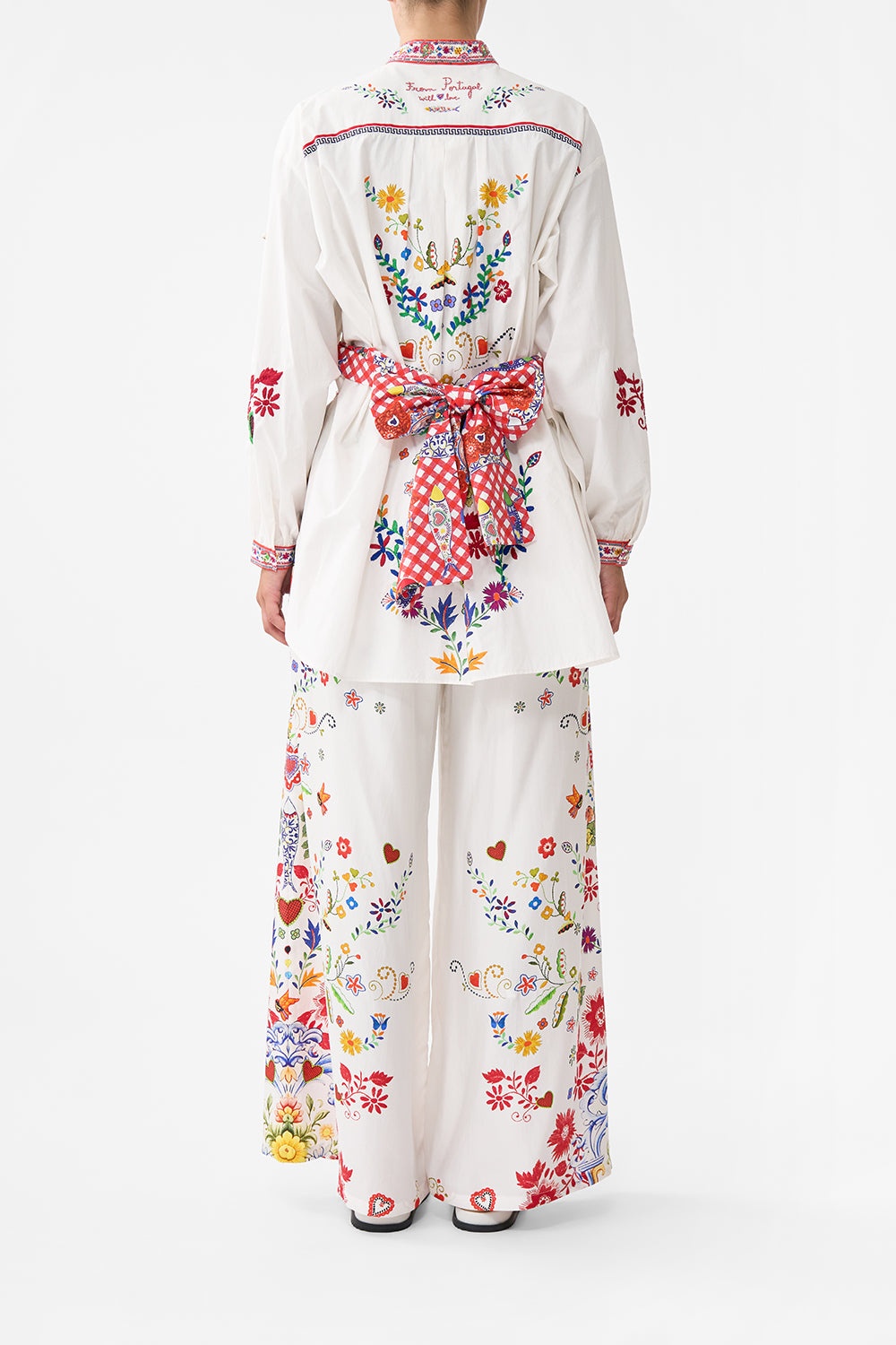 WIDE LEG TROUSER WITH FRONT POCKETS - 9