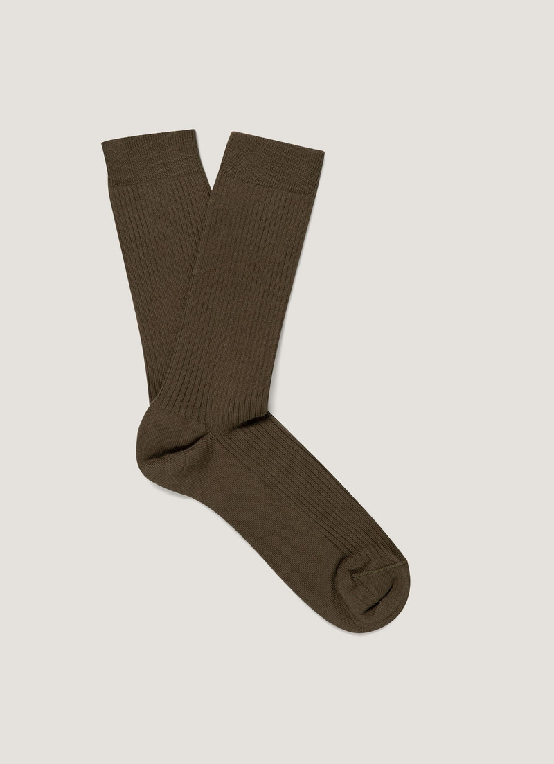 Cotton Ribbed Socks 1
