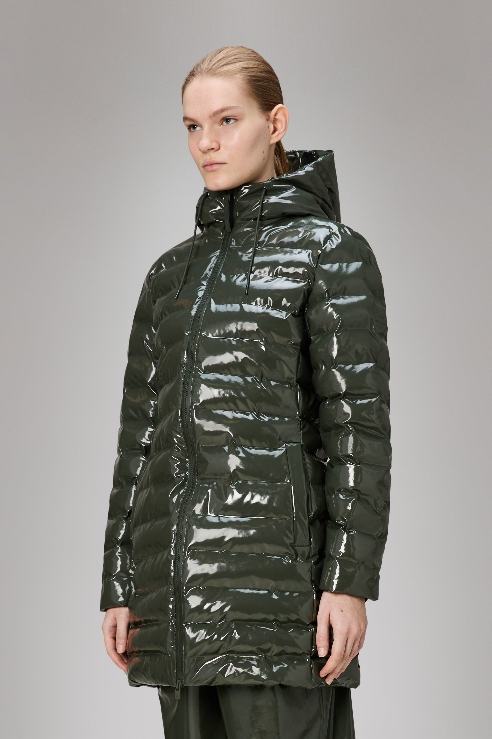 Lohja Long Puffer Curve Jacket - 5